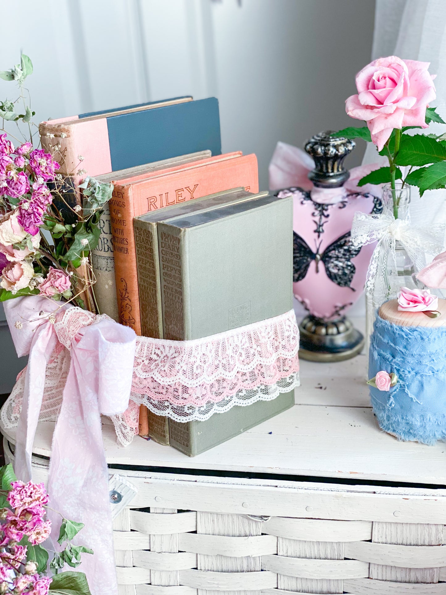 Blush Pink and Grey Autumn Romance 5 Book Barton Cottage Set