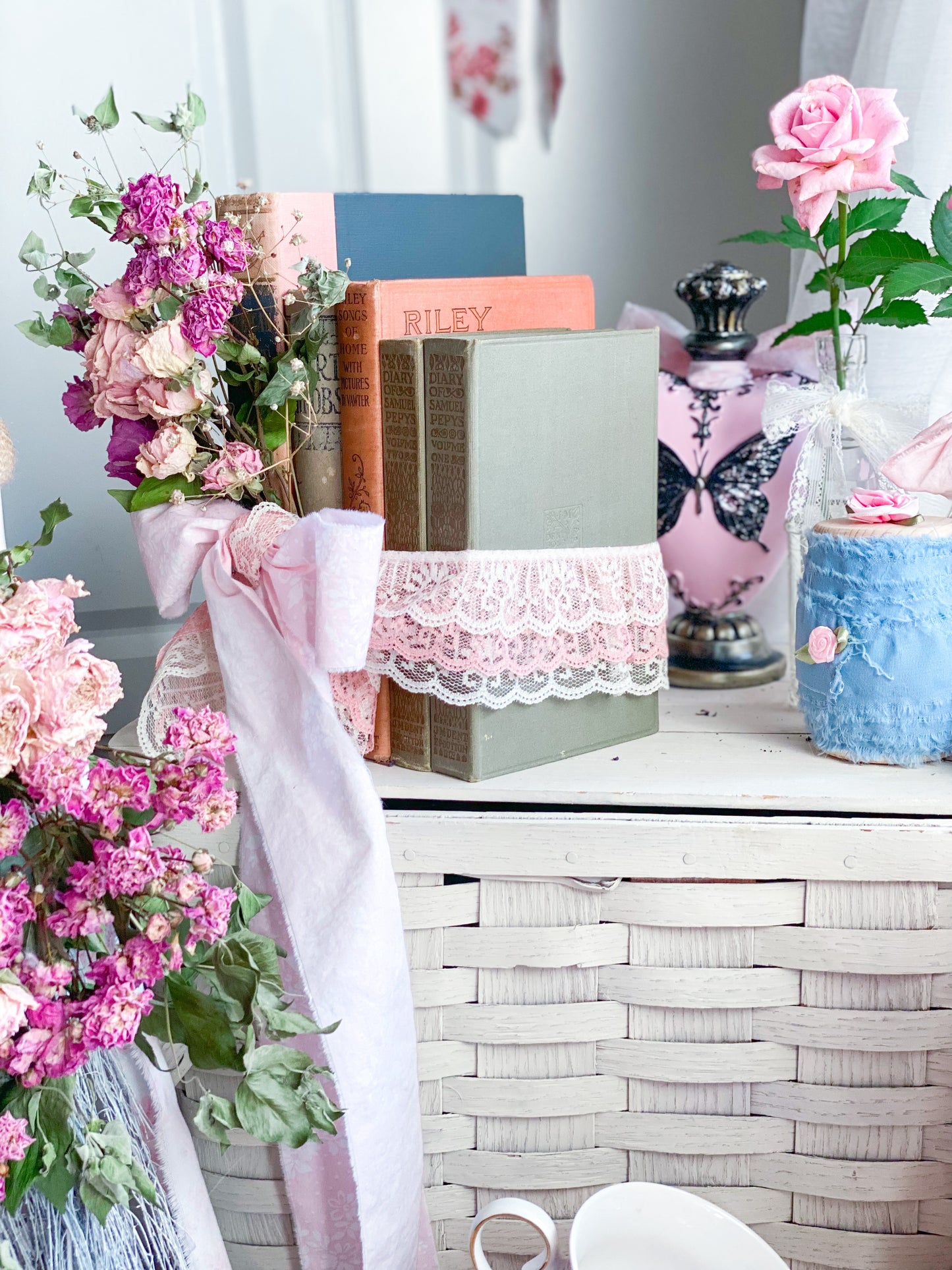 Blush Pink and Grey Autumn Romance 5 Book Barton Cottage Set
