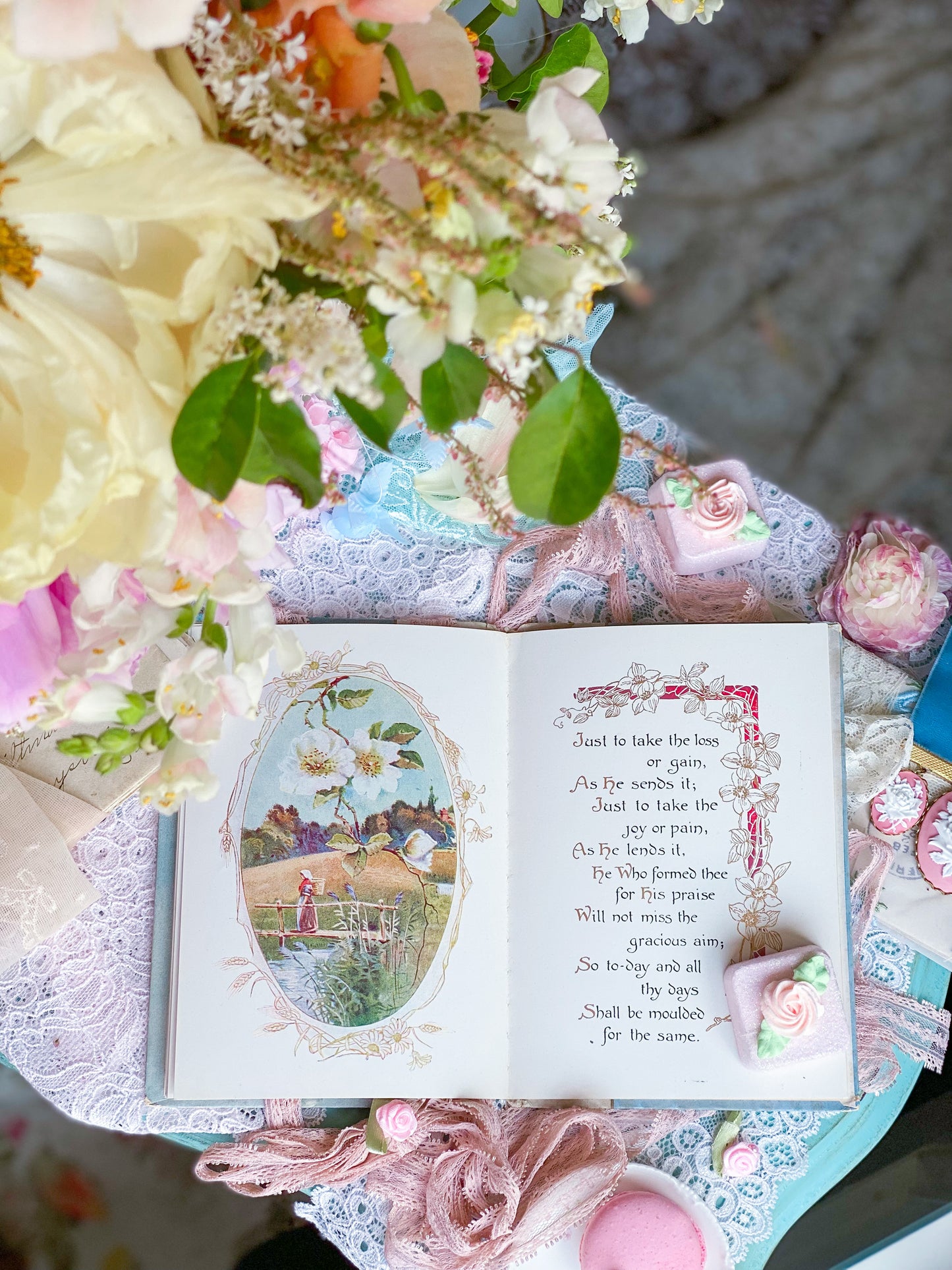 The Secret of a Happy Day - Edwardian Gift Book