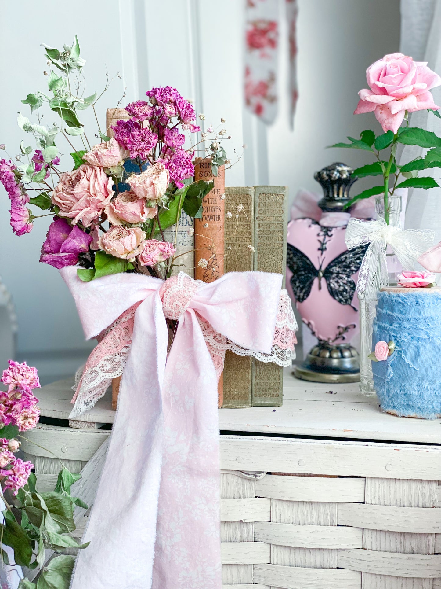 Blush Pink and Grey Autumn Romance 5 Book Barton Cottage Set