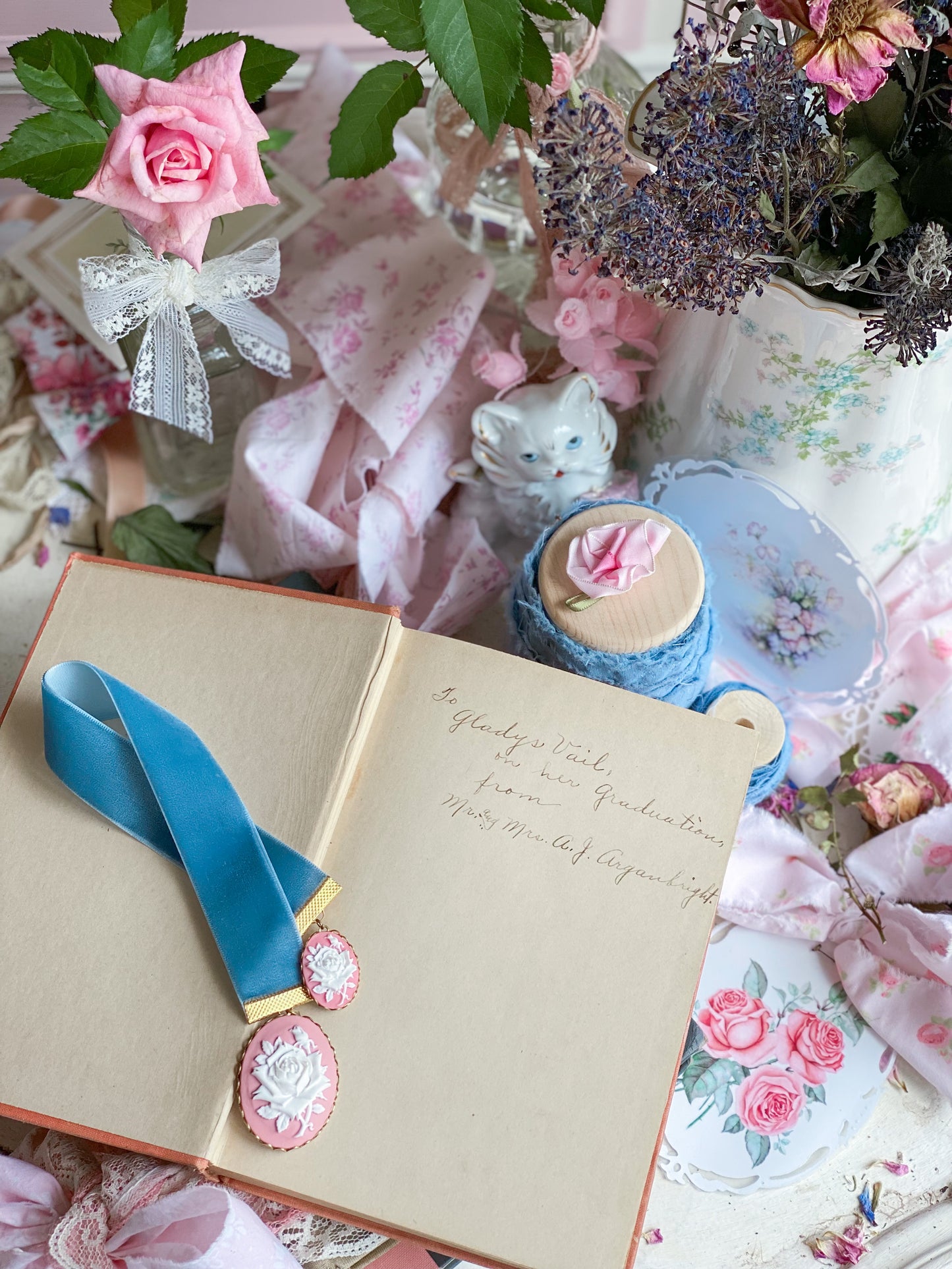 Blush Pink and Grey Autumn Romance 5 Book Barton Cottage Set