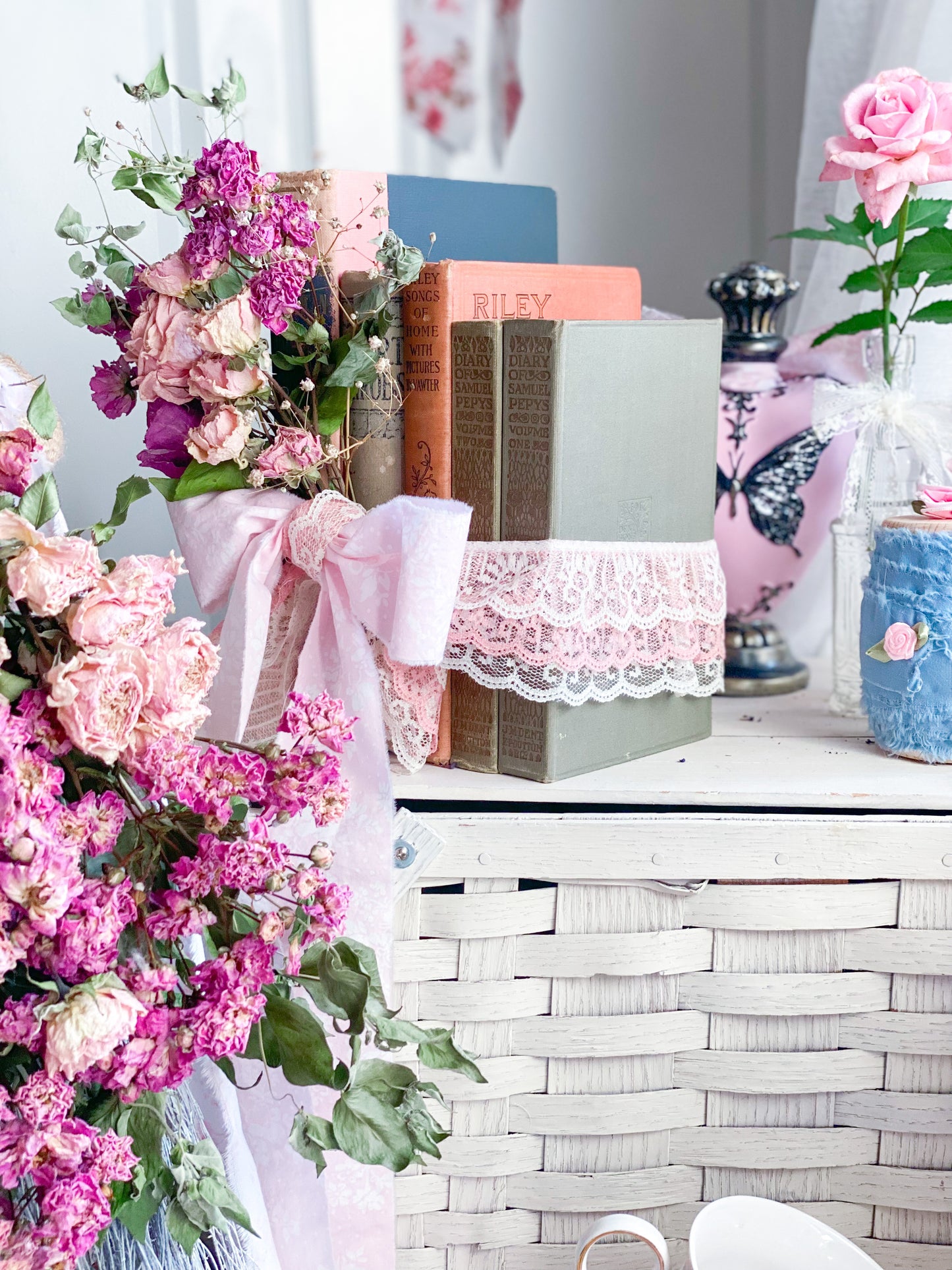 Blush Pink and Grey Autumn Romance 5 Book Barton Cottage Set