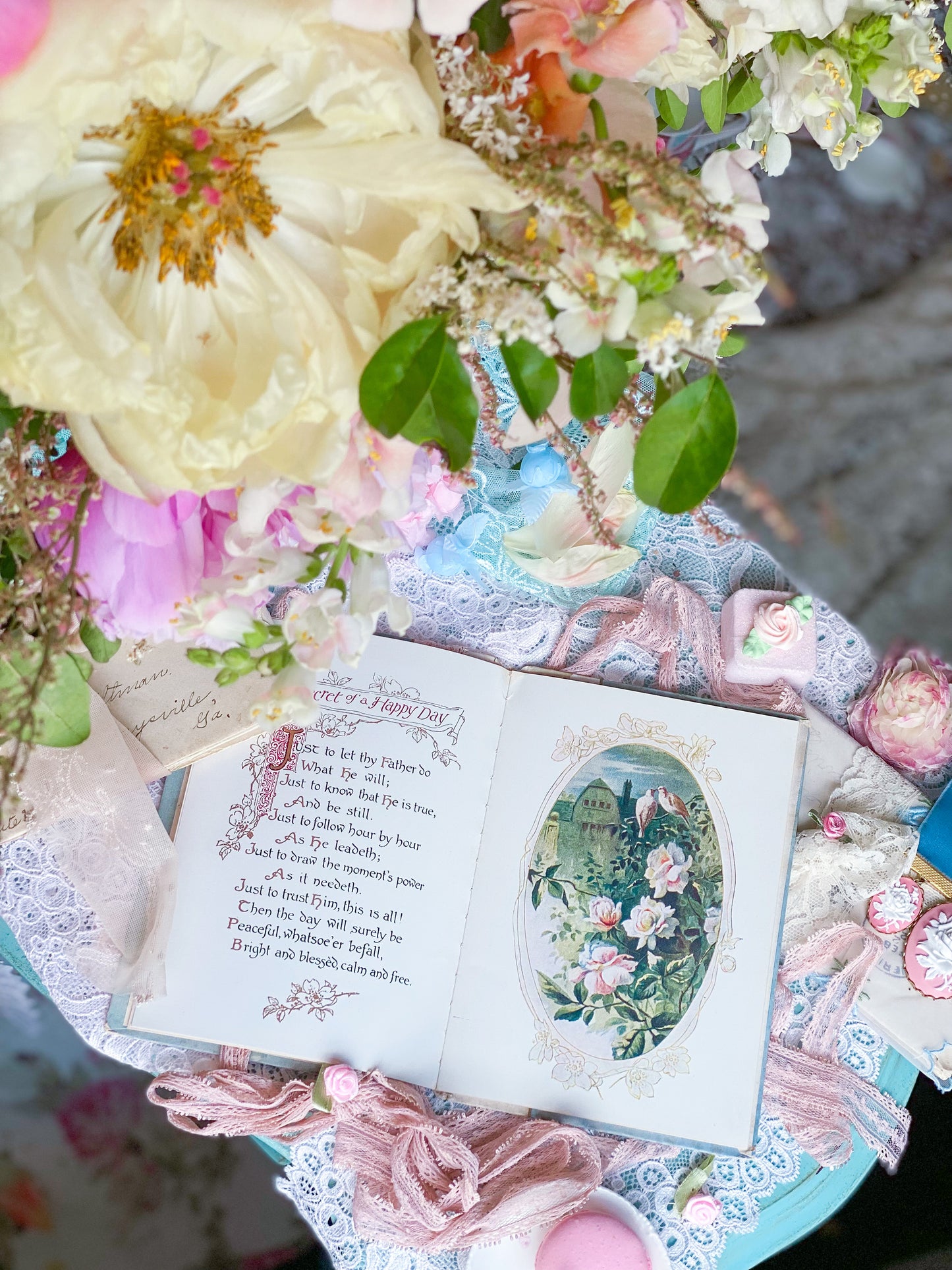 The Secret of a Happy Day - Edwardian Gift Book