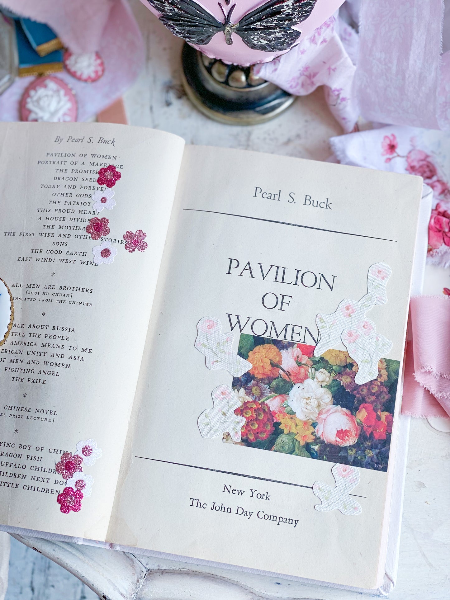 Libro de hechizos de amor pintado a mano a medida