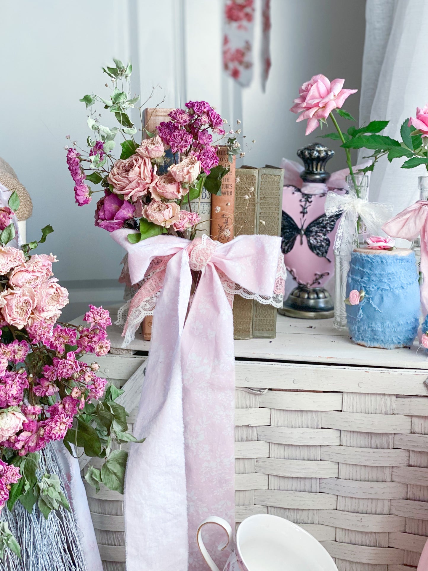 Blush Pink and Grey Autumn Romance 5 Book Barton Cottage Set