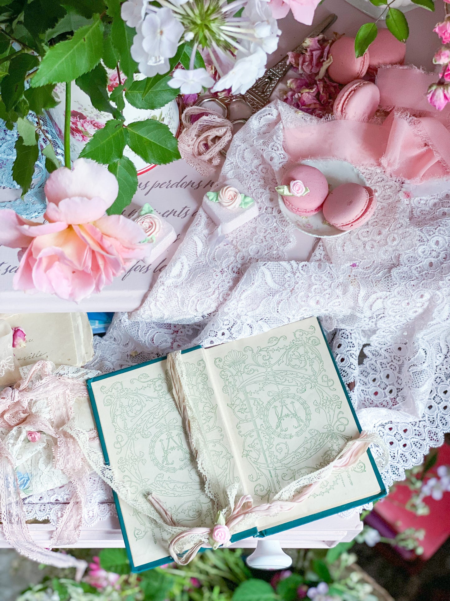 Barrack Room Ballads and Ditties - HTF floral cover