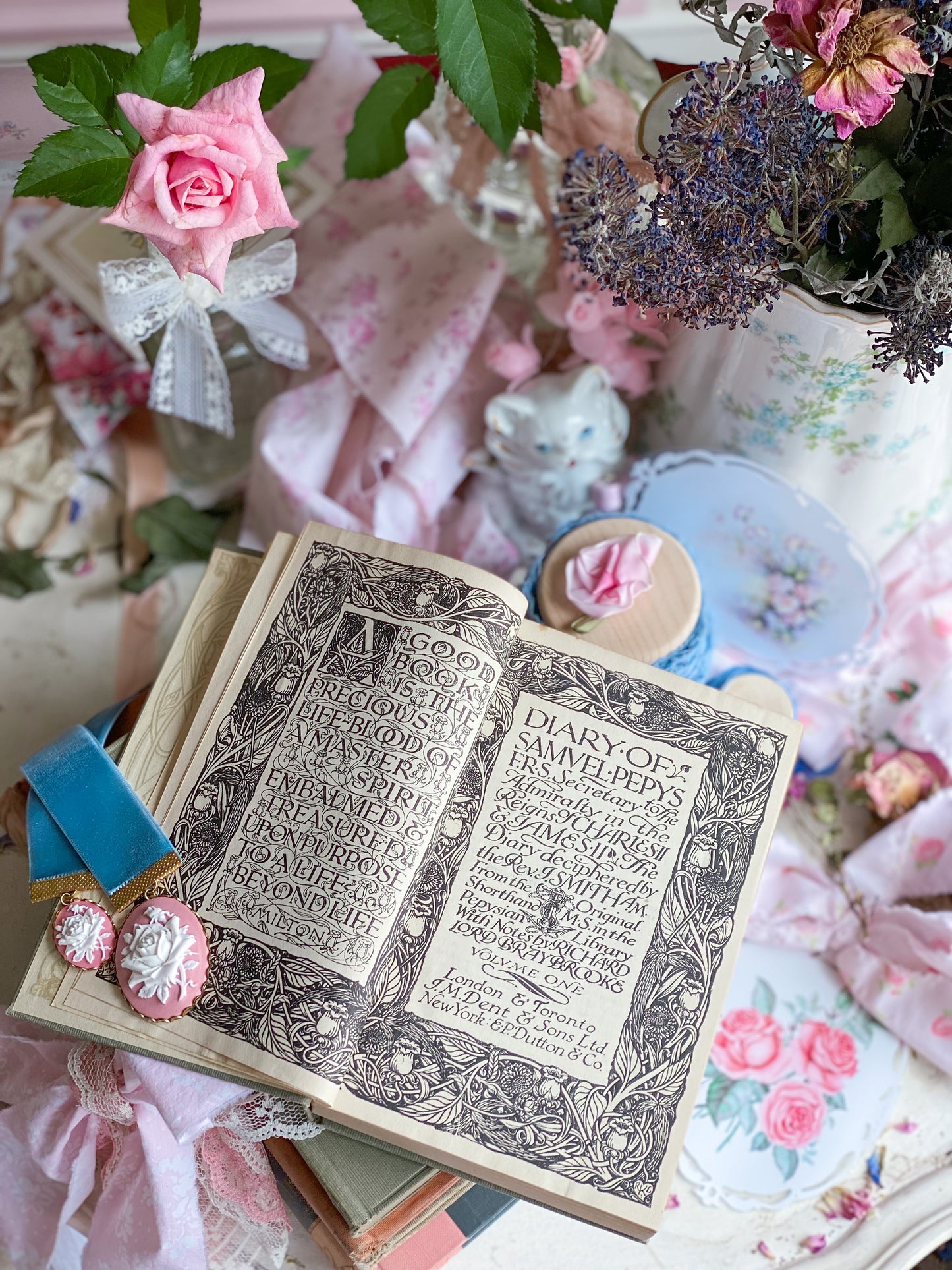 Blush Pink and Grey Autumn Romance 5 Book Barton Cottage Set