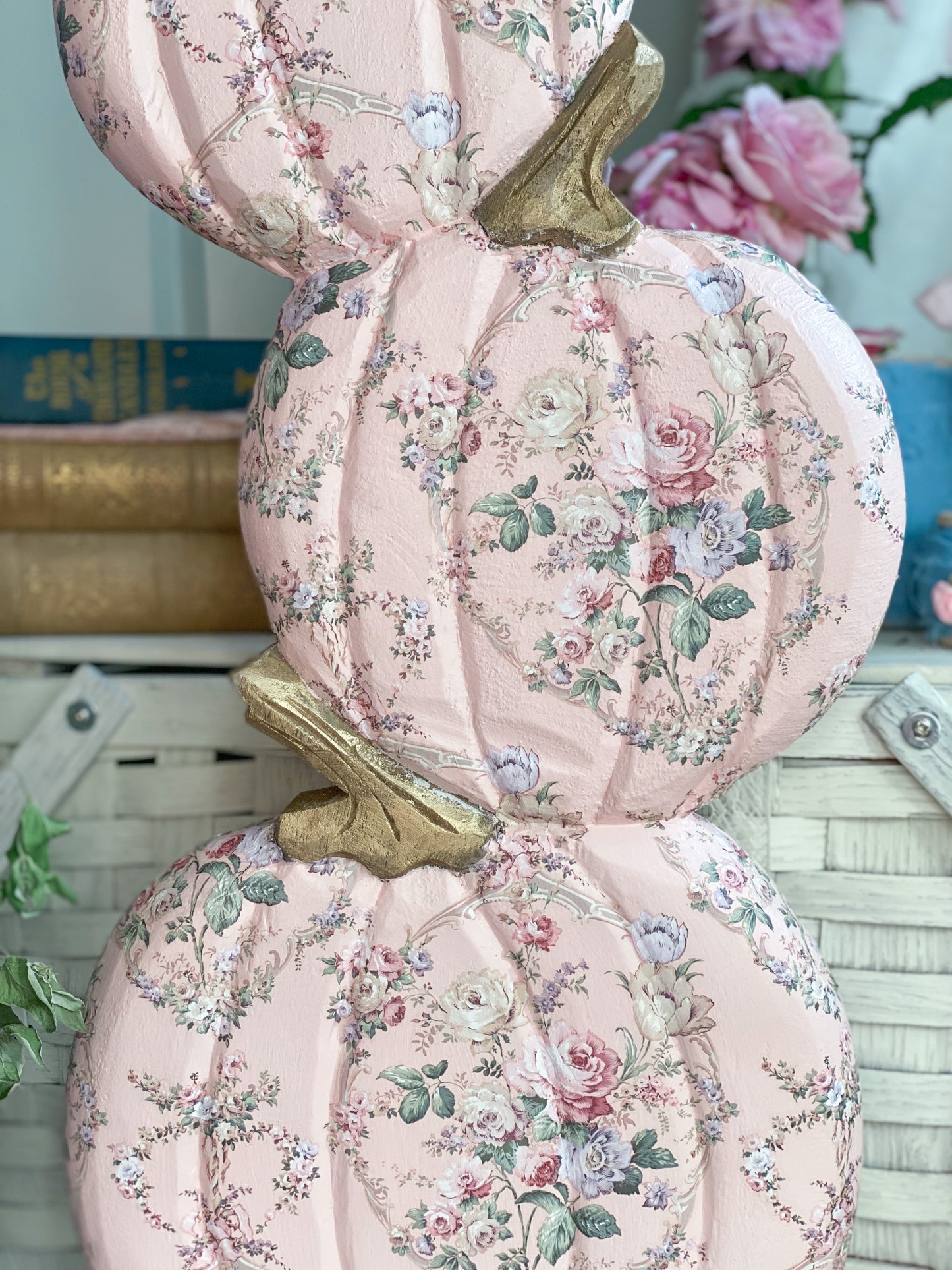 Bespoke Shabby Chic 3 Pumpkin Stack