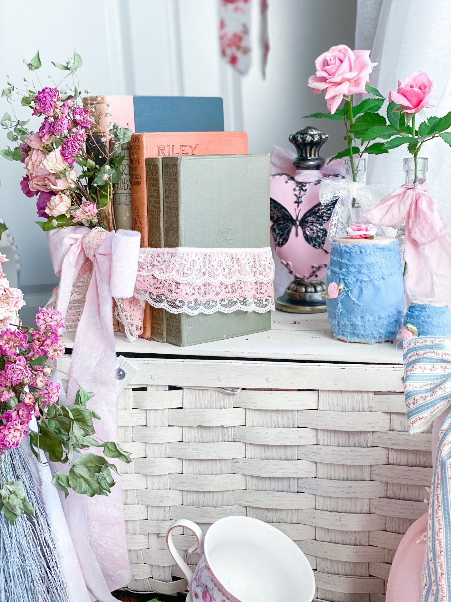 Blush Pink and Grey Autumn Romance 5 Book Barton Cottage Set