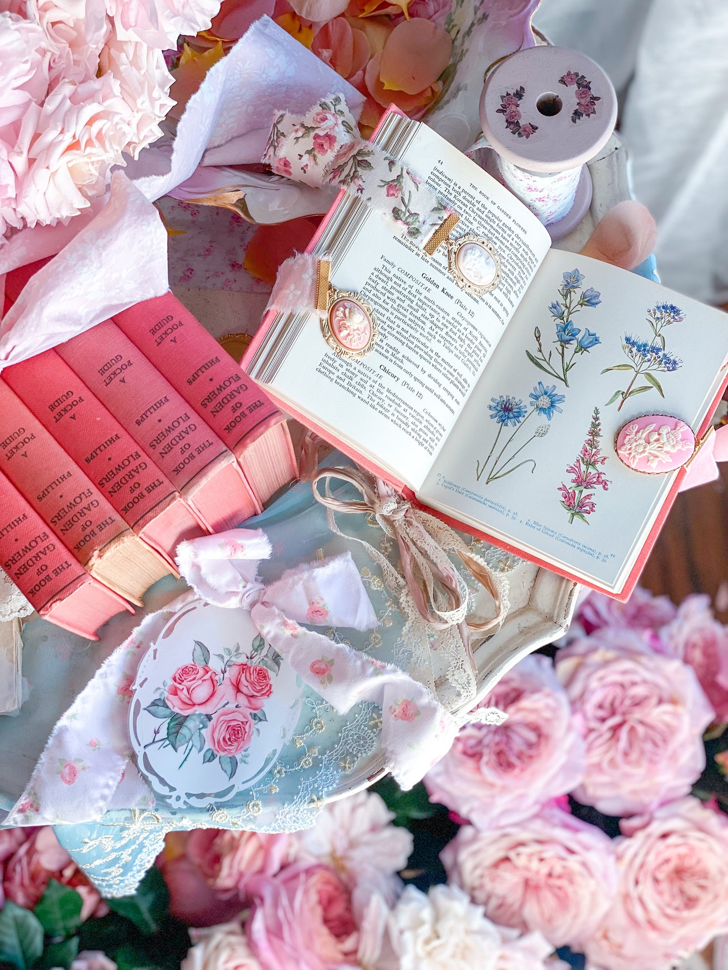 Pink Book of Garden Flowers