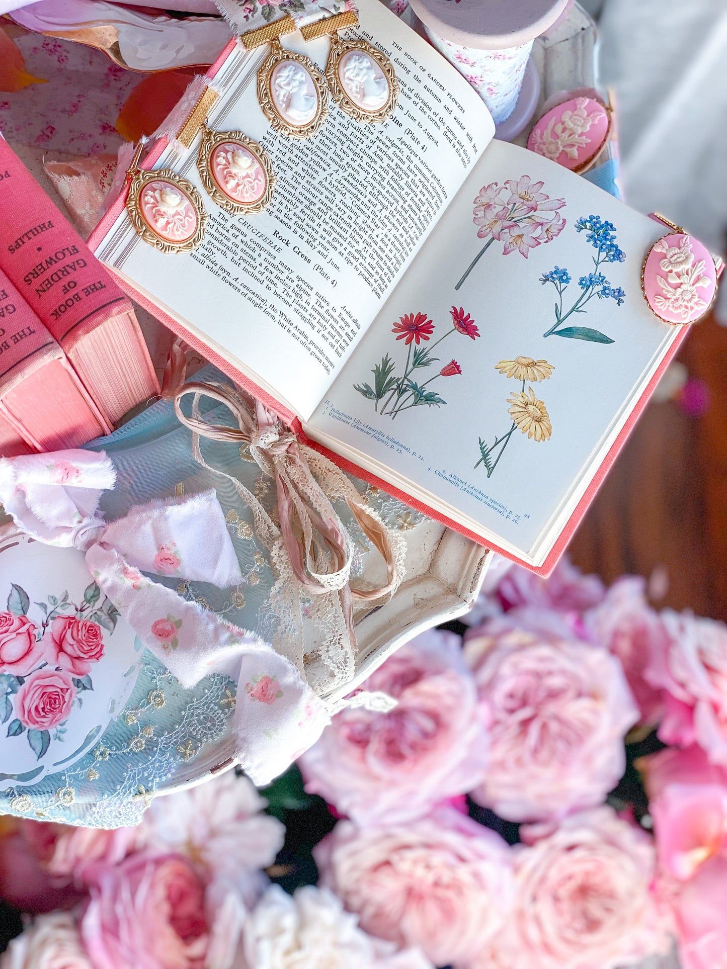 Pink Book of Garden Flowers