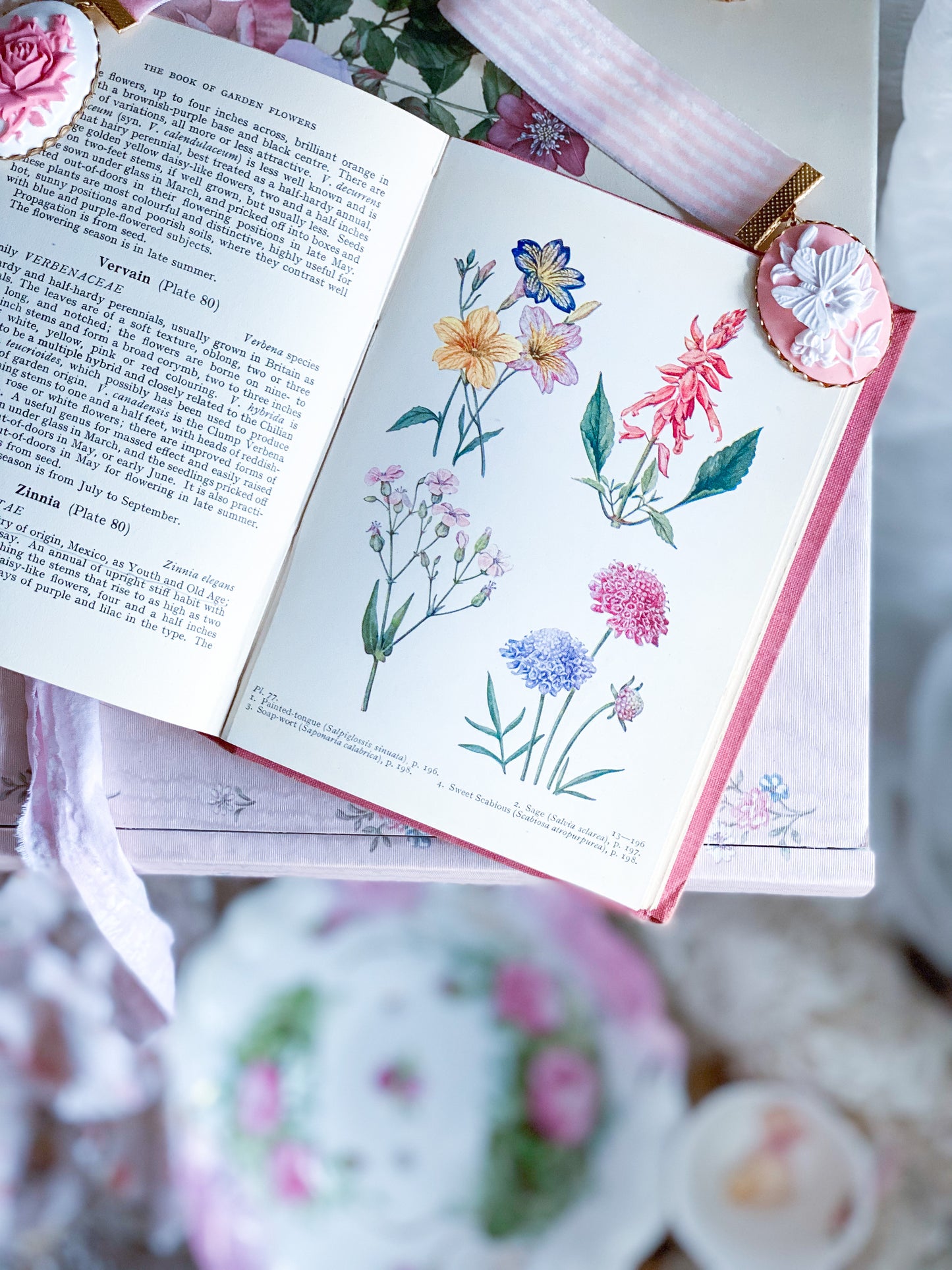 Pink Book of Garden Flowers