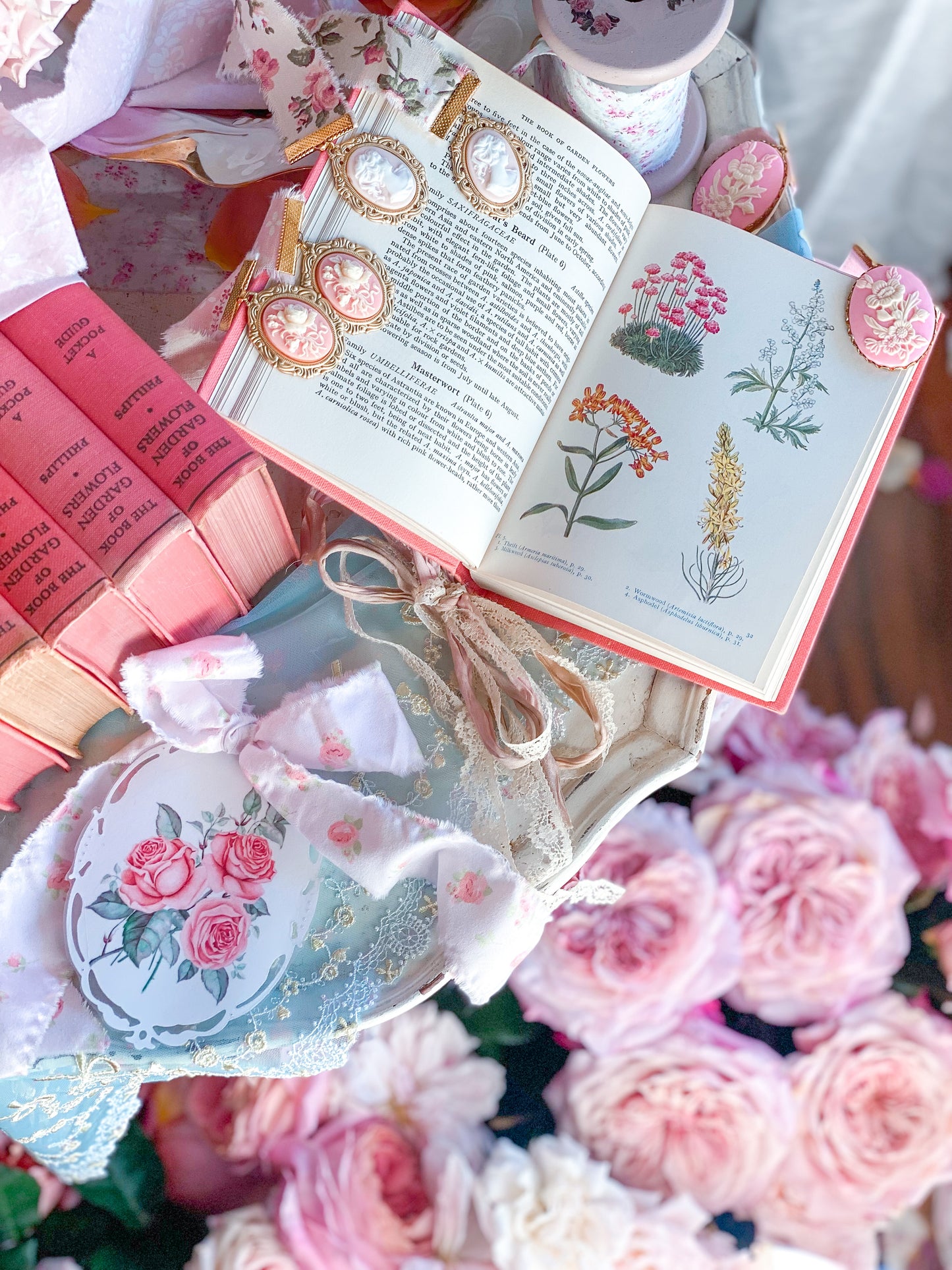 Pink Book of Garden Flowers