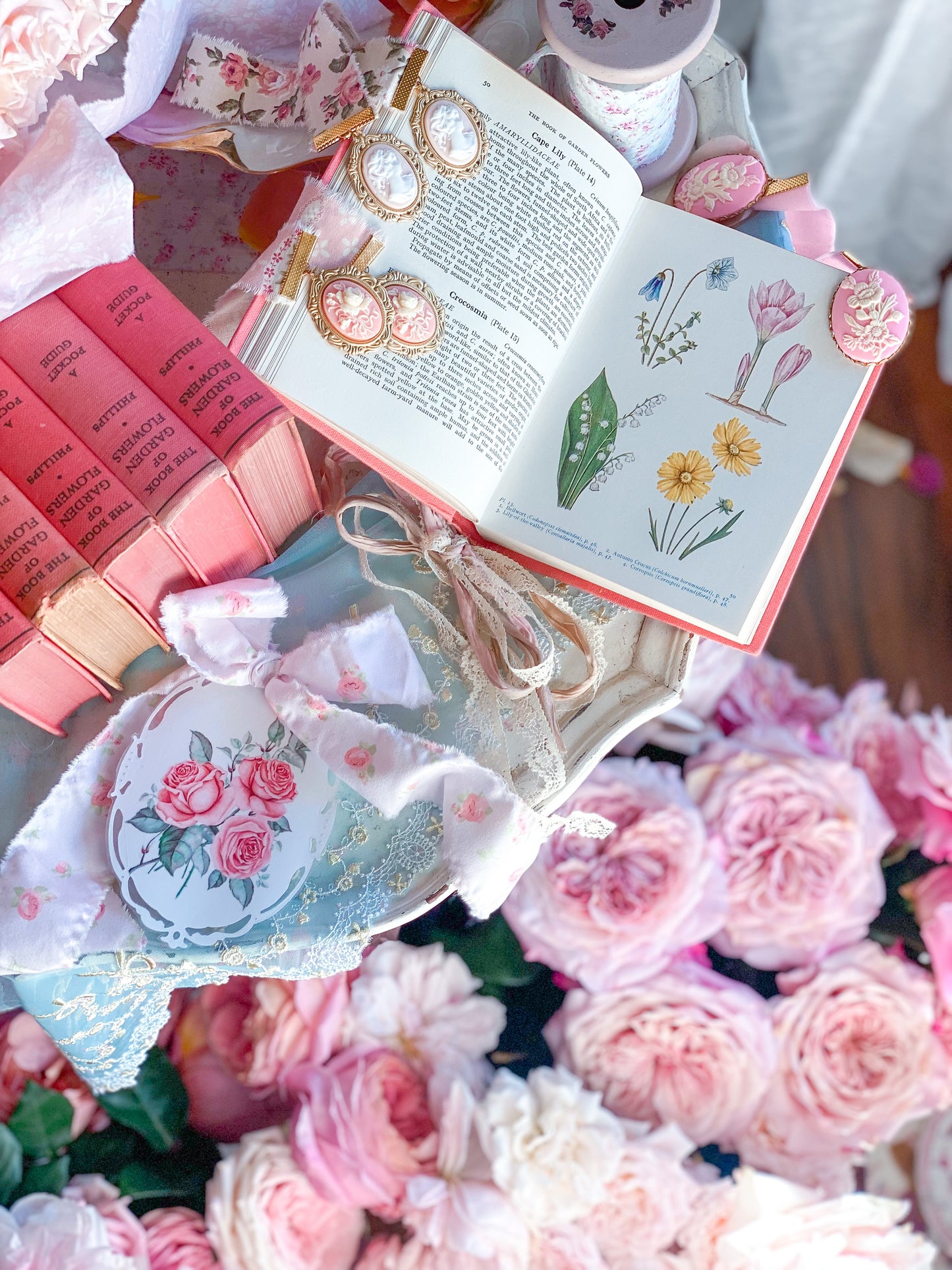 Pink Book of Garden Flowers