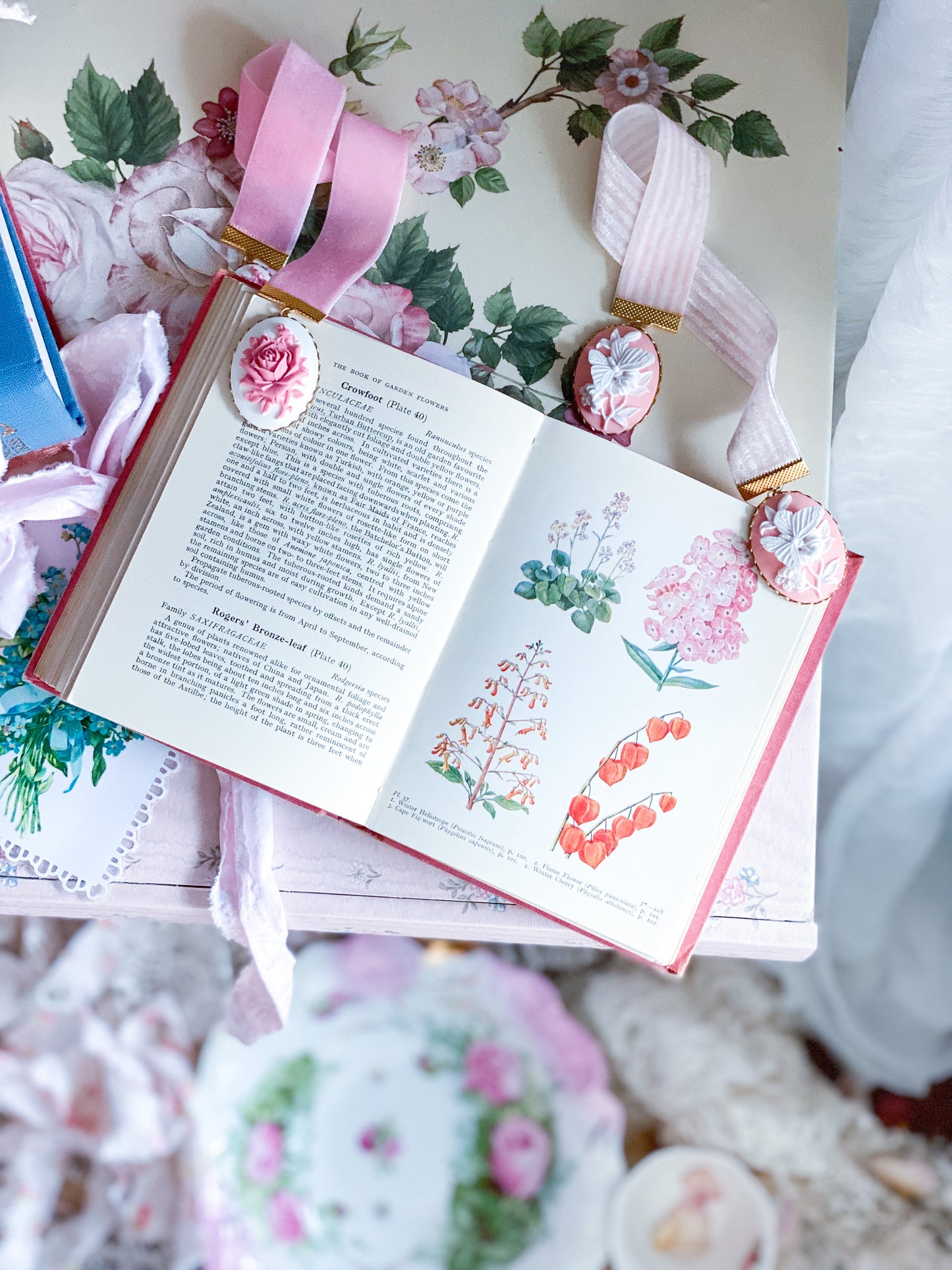 Pink Book of Garden Flowers