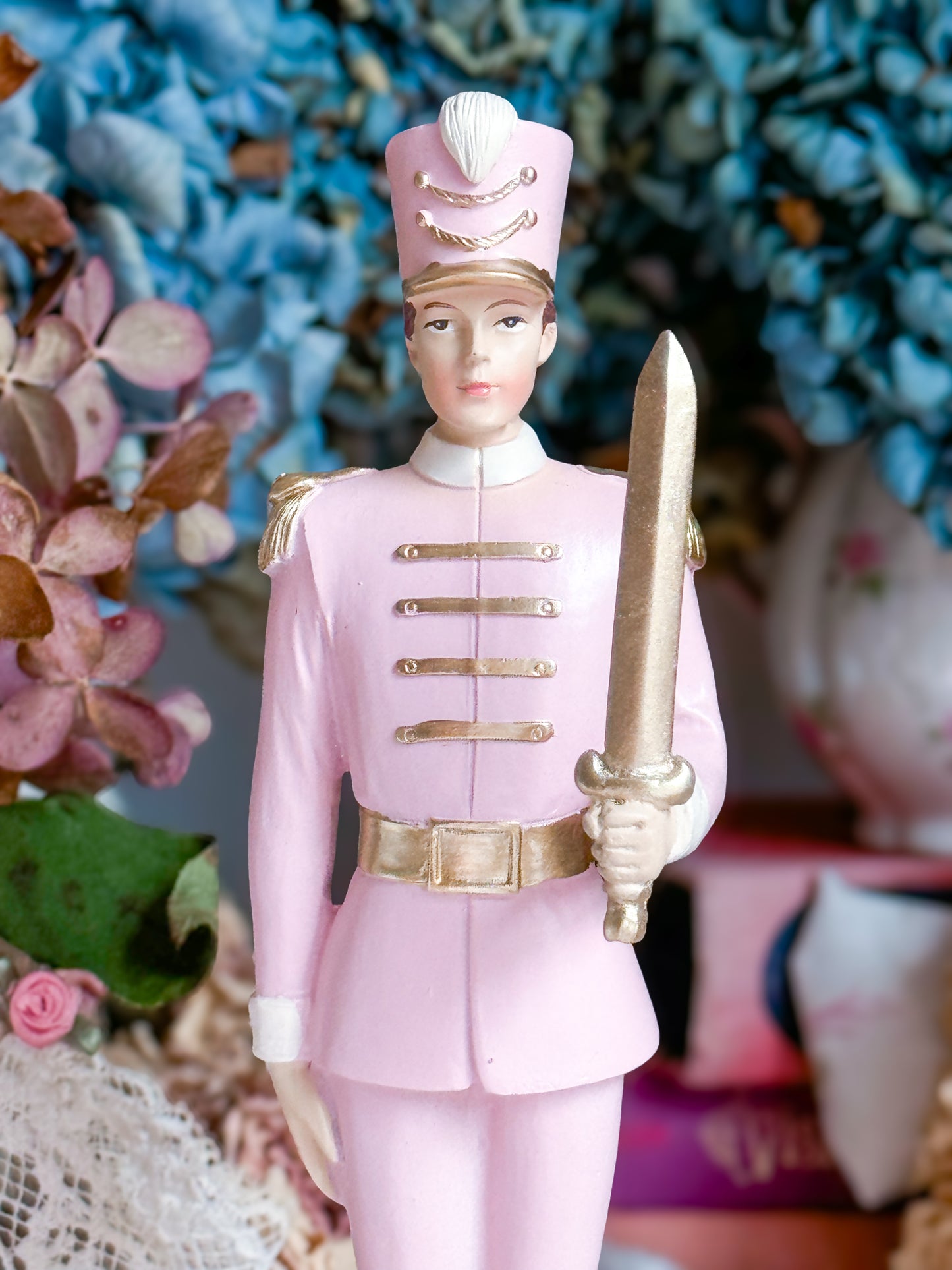 Pink Balletcore Soldier Figurine from The Nutcracker