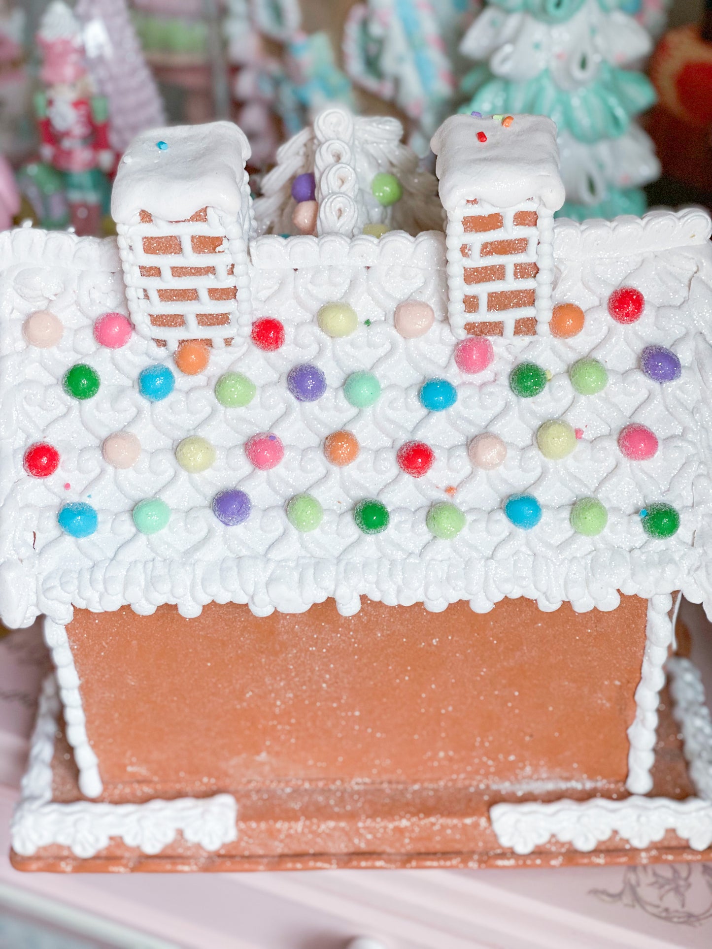 Pastel Claydough LED Light up Gingerbread House