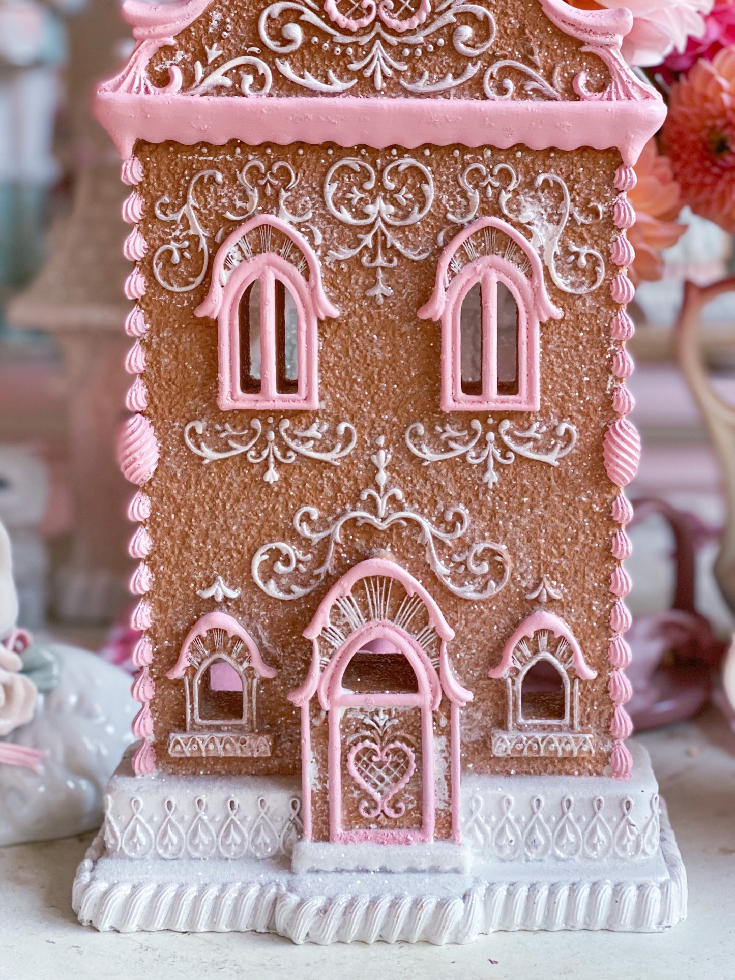 Bespoke Pink Icing Gingerbread House Bundle