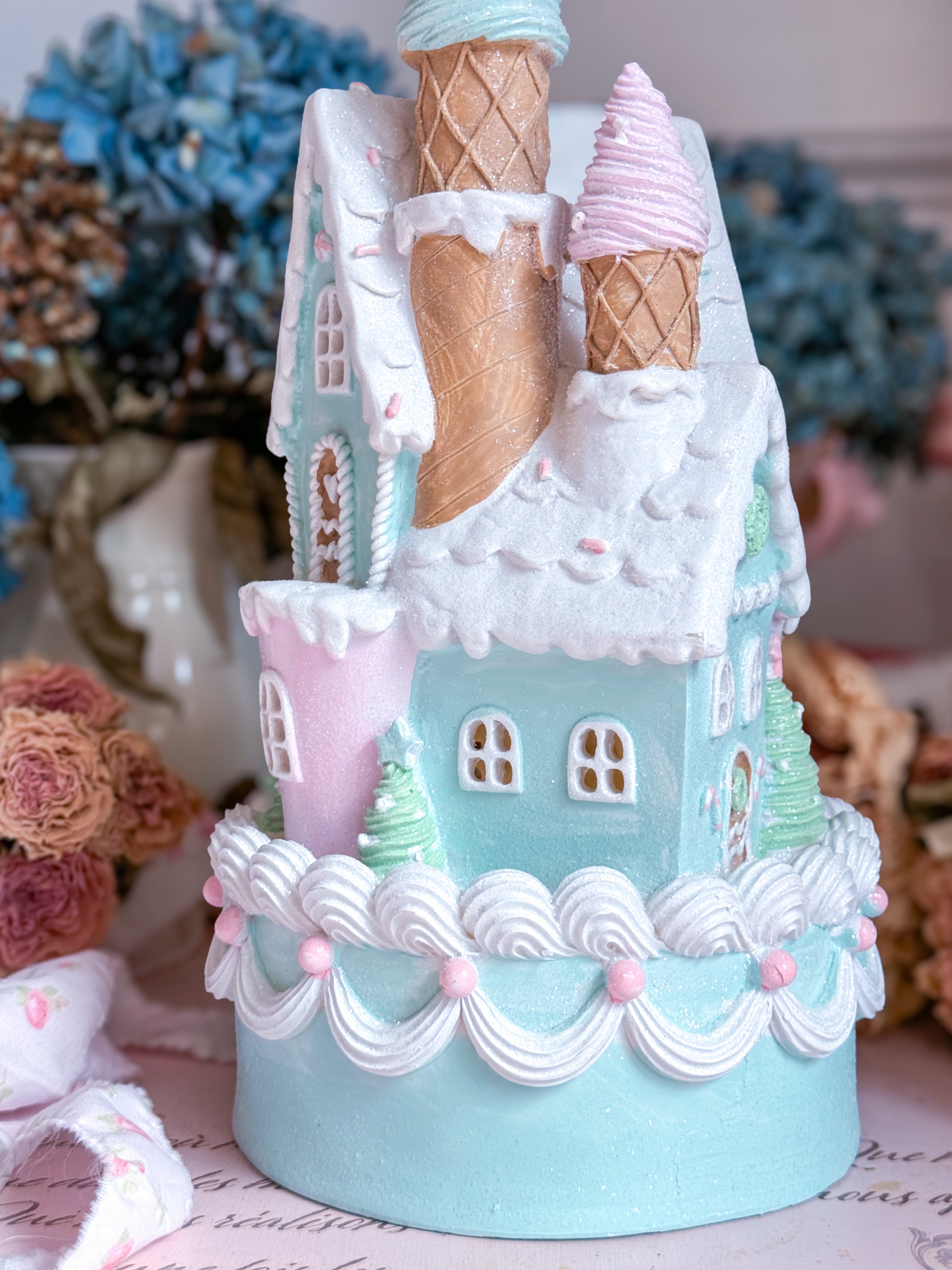 Pastel Gingerbread Led 2024 Sugar Castle