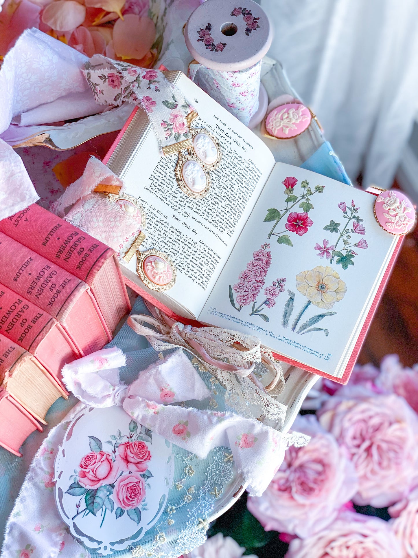 Pink Book of Garden Flowers