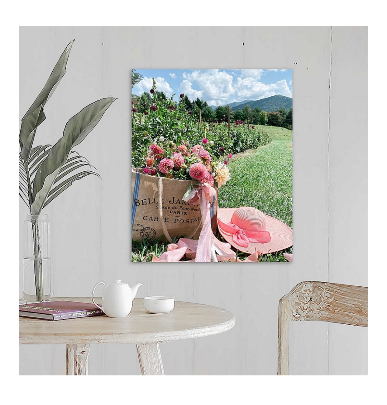 Dahlia Picking Gallery Wrapped Canvas