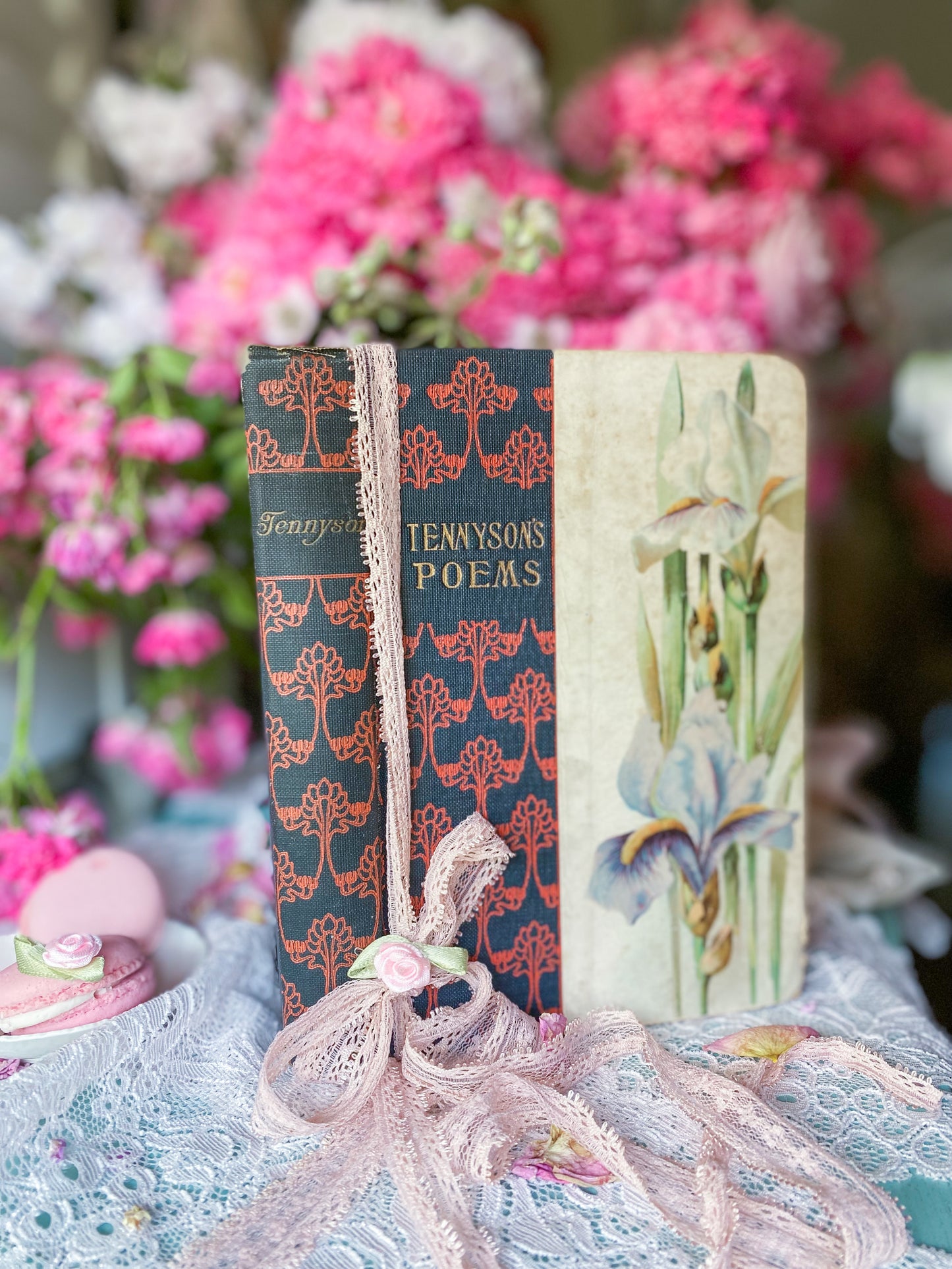 Tennyson’s Poems with Lavender Iris Cover