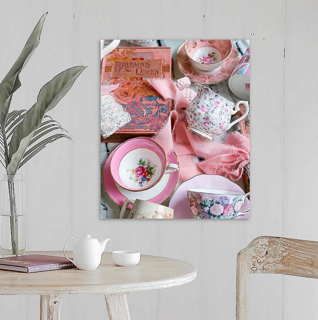 Britain’s Queen Teatime Gallery Wrapped Canvas