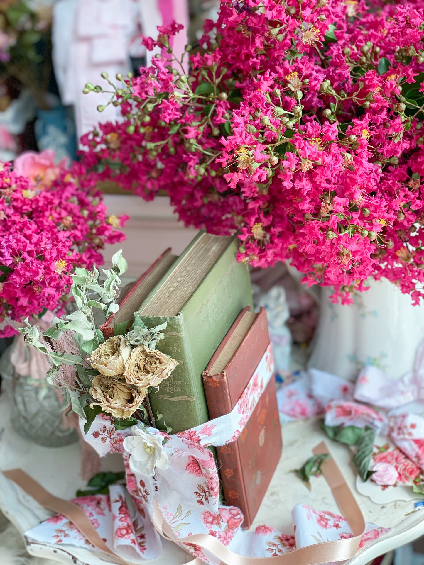 Floral Apple Orchard 3 book Barton Cottage Set