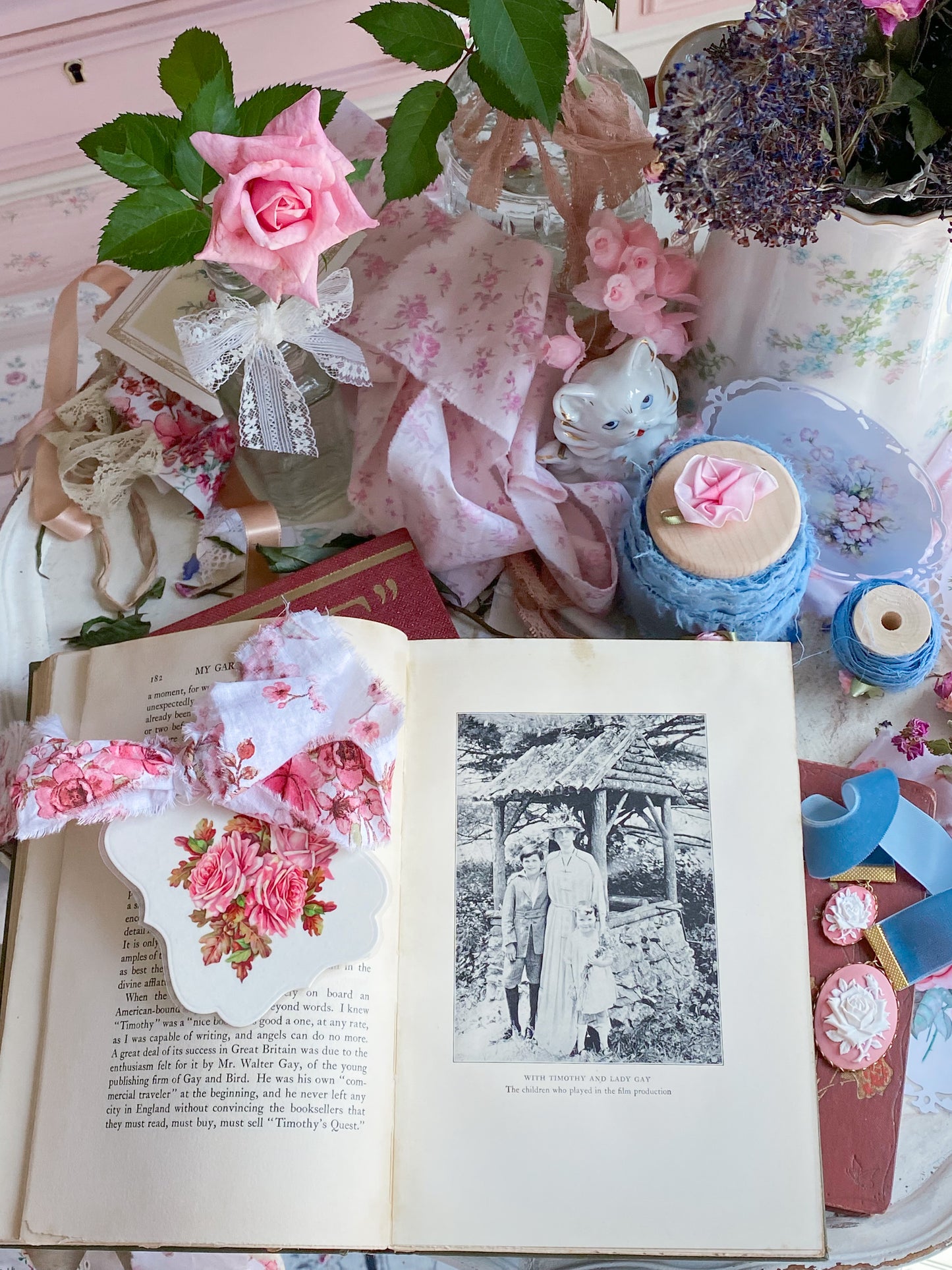 Floral Apple Orchard 3 book Barton Cottage Set