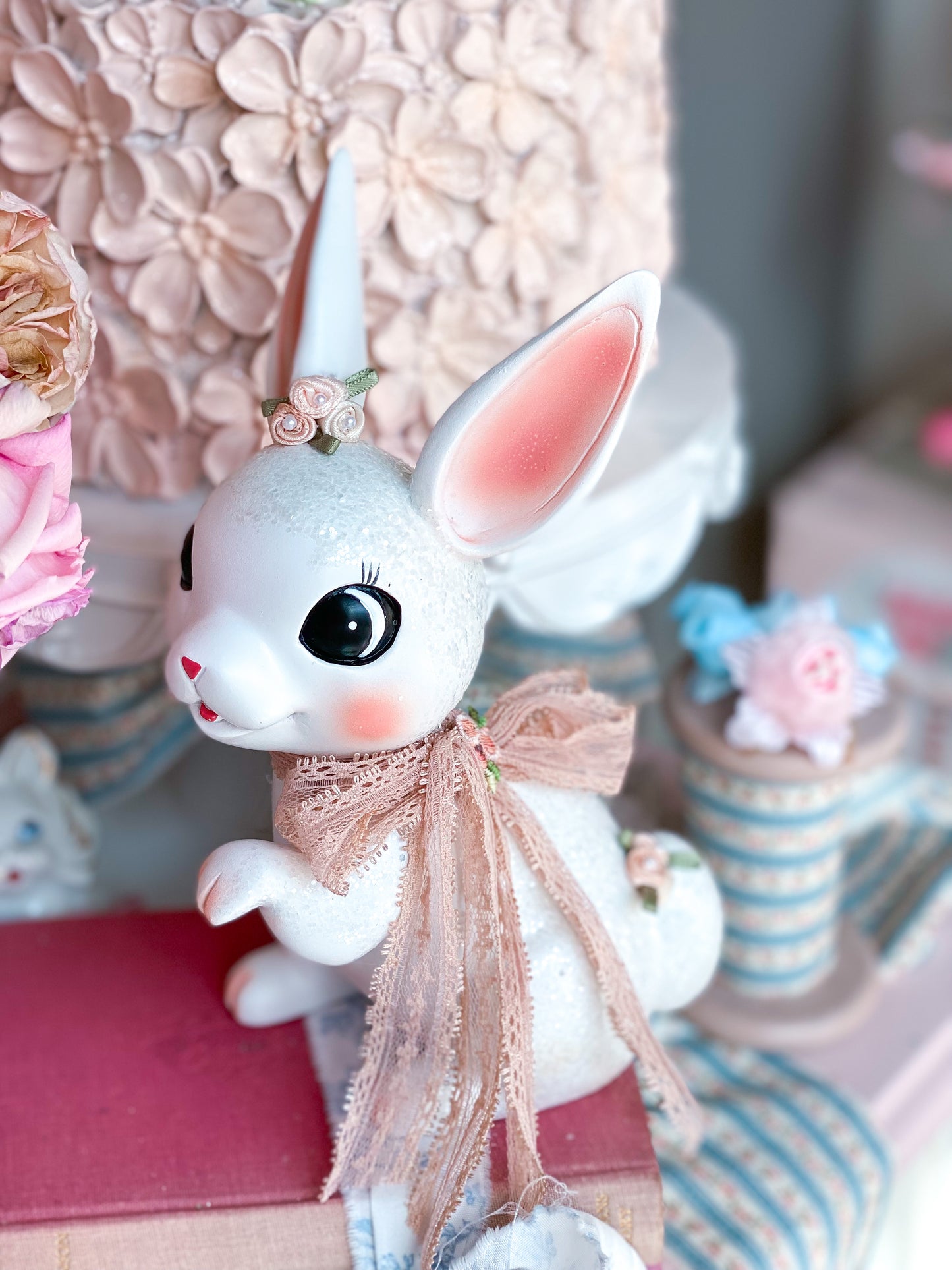Bespoke Retro Pastel Easter Bunnies