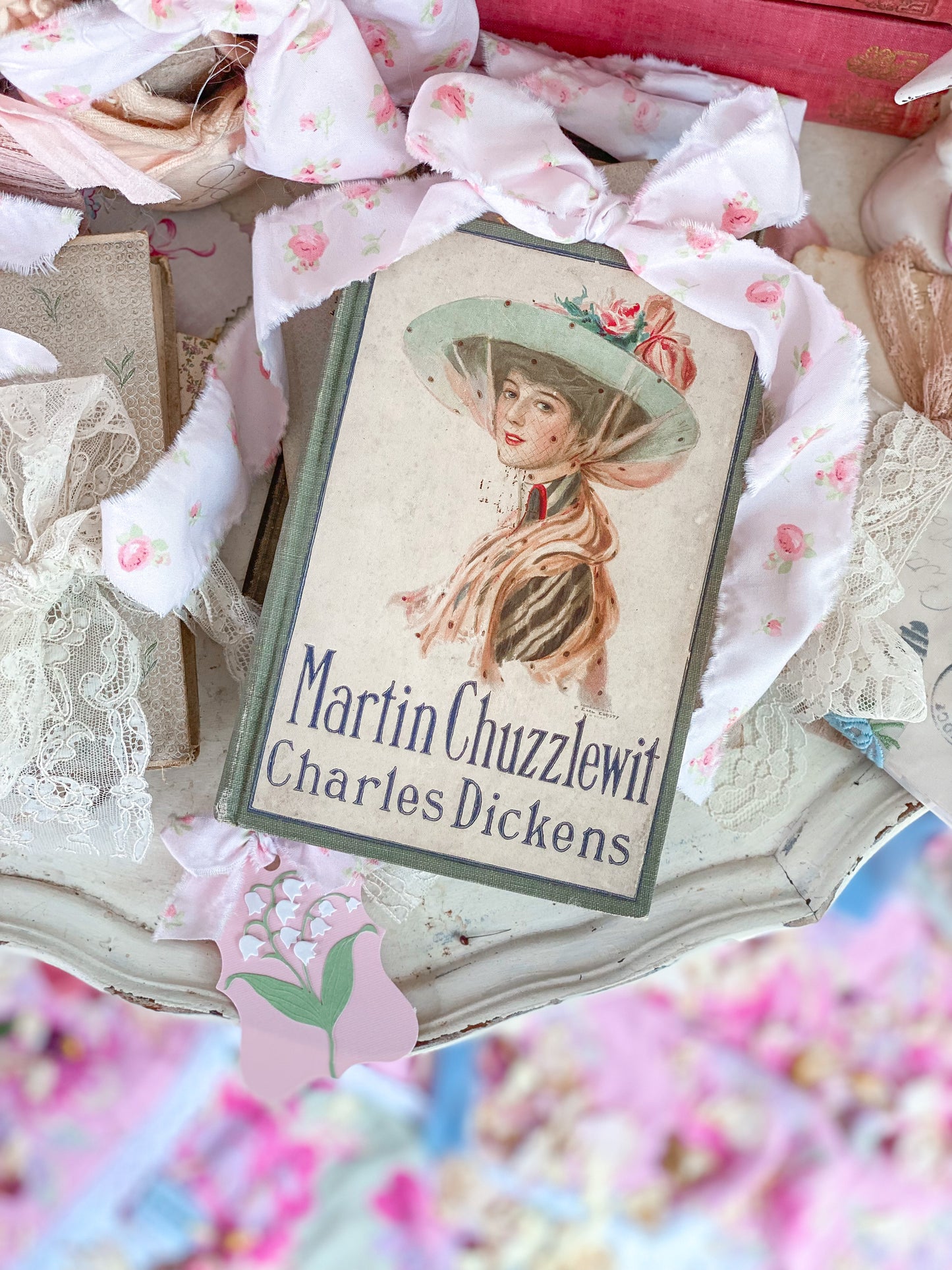 Martin Chuzzlewit de Charles Dickens - Portada de dama eduardiana