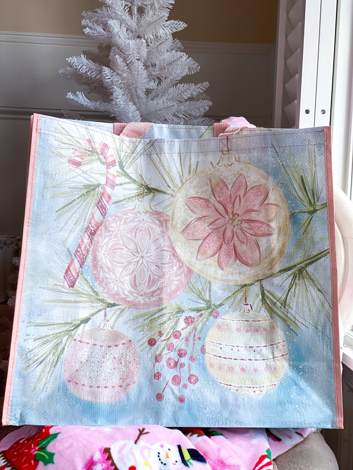 Pastel Floral Shopping Bag