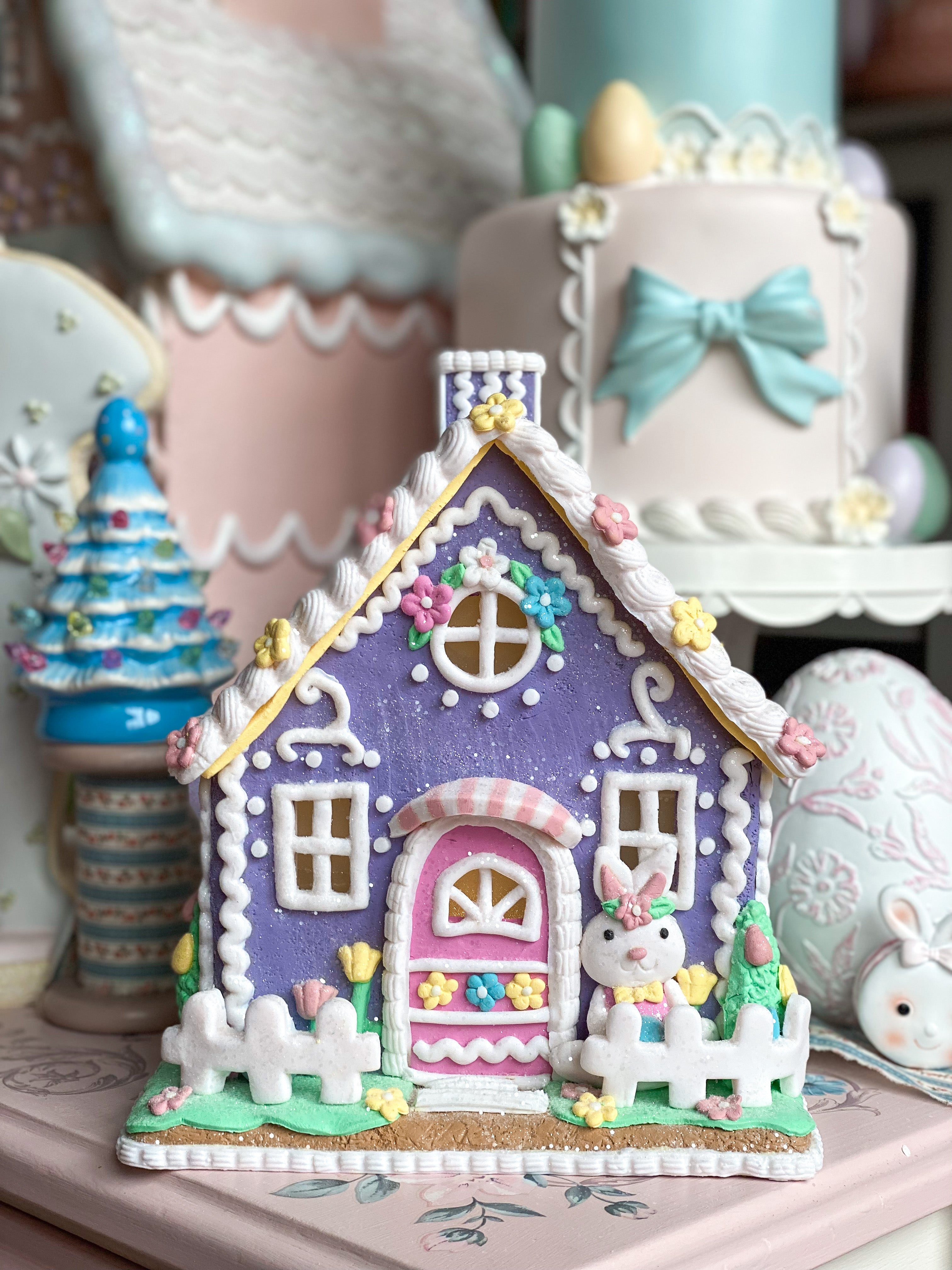 Easter LED shops Basket & Gingerbread House Decor