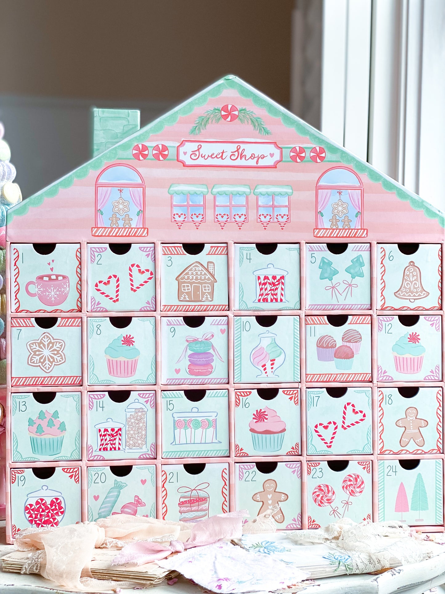 Pink Sweet Shop Advent calendar