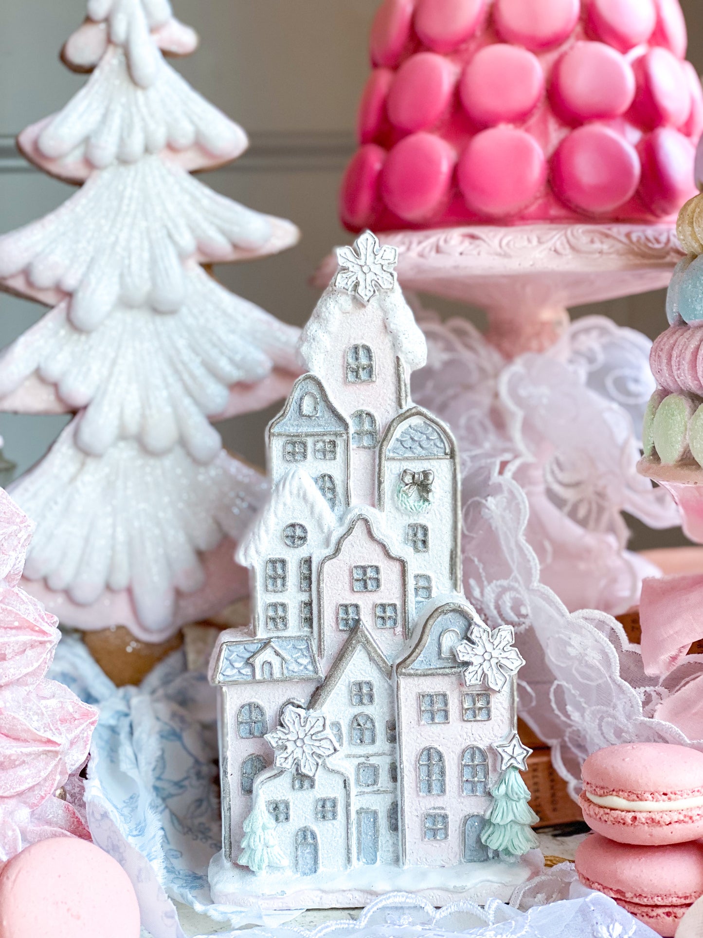 Small Pastel Gingerbread Castle