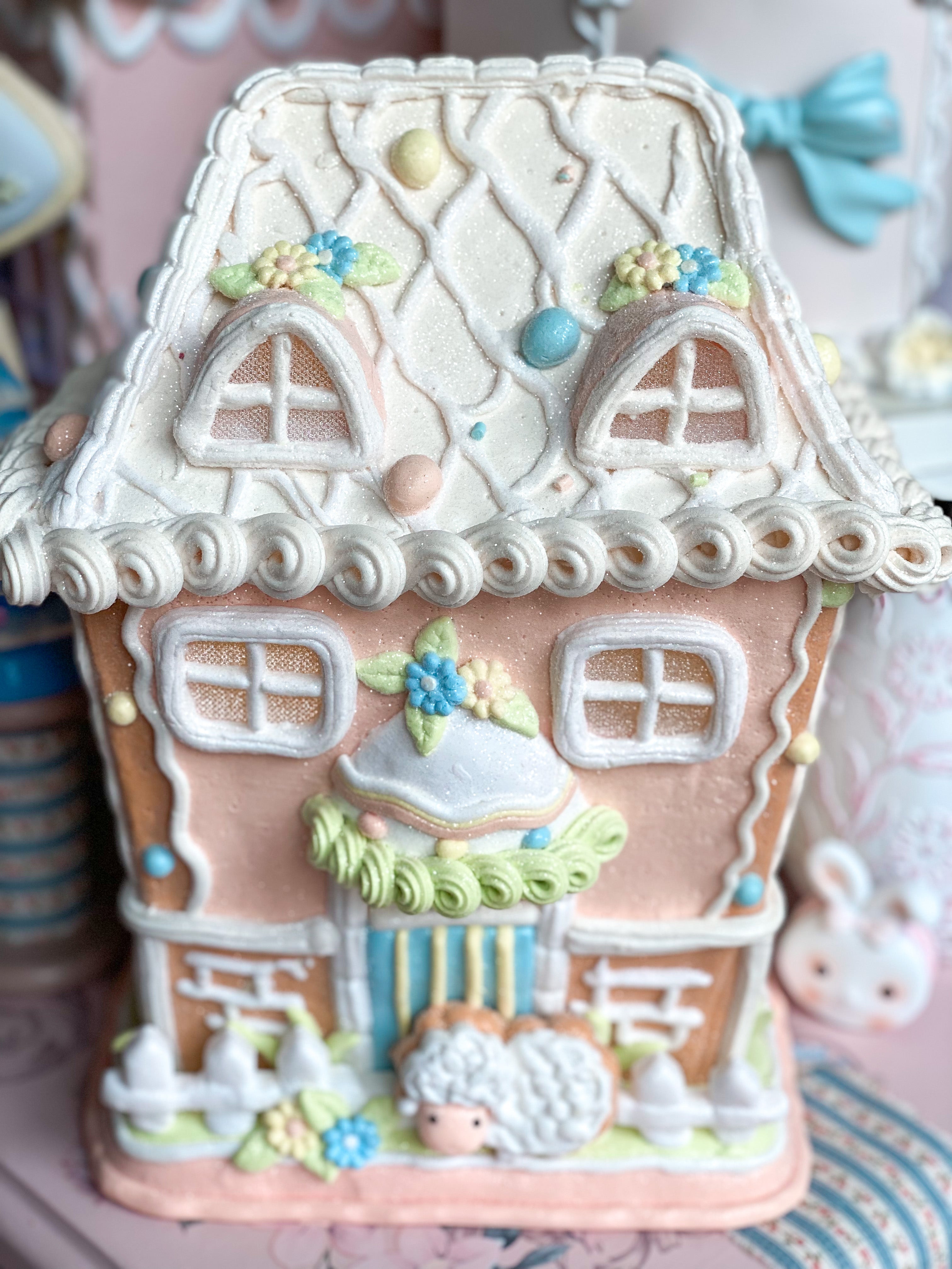 Easter-Spring offers Light-Up Gingerbread House