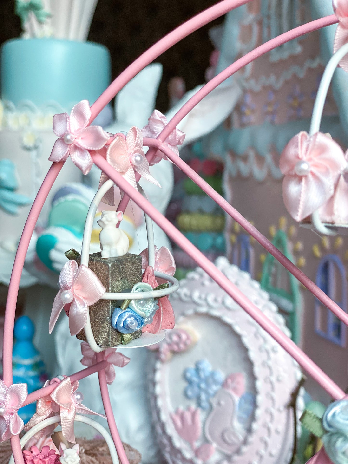 Bespoke Pink Easter Ferris Wheel
