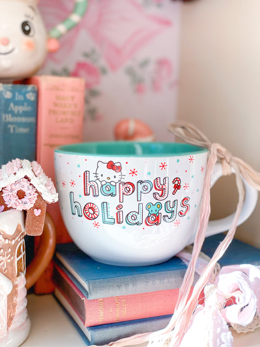 Hello Kitty Happy Holidays Cappucino-Tasse