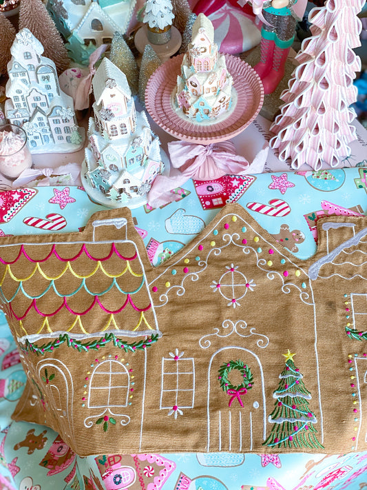 Gingerbread House Table Runner