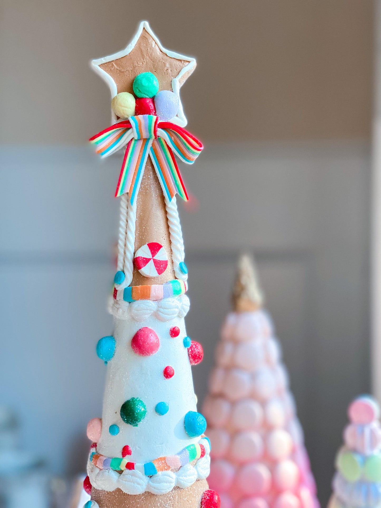 Árbol de caramelo de pan de jengibre