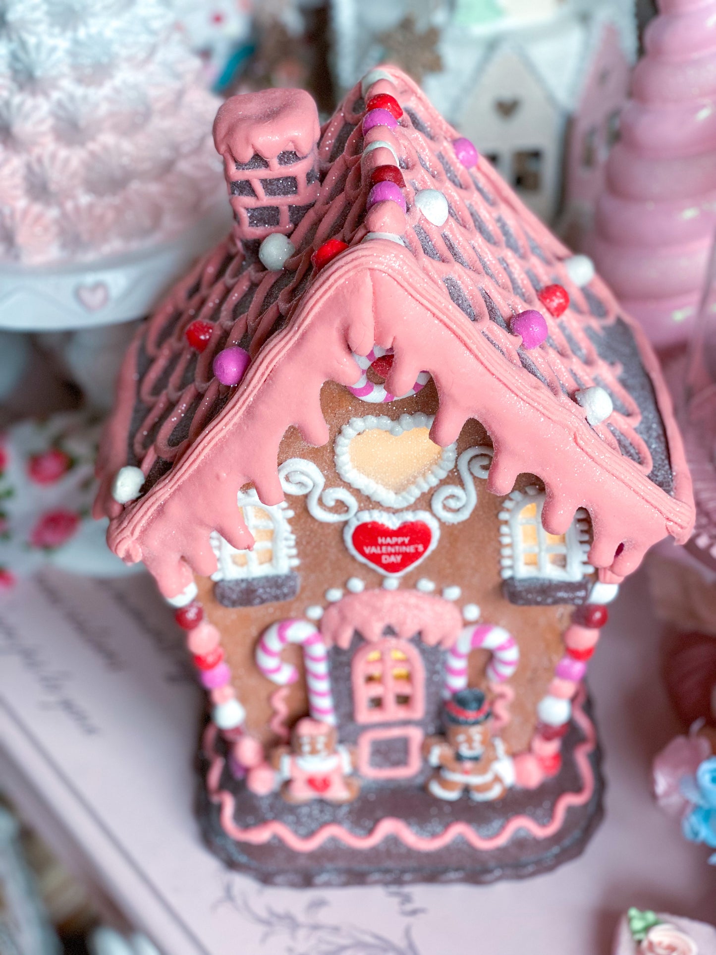Love Day Gingerbread LED Light Up House