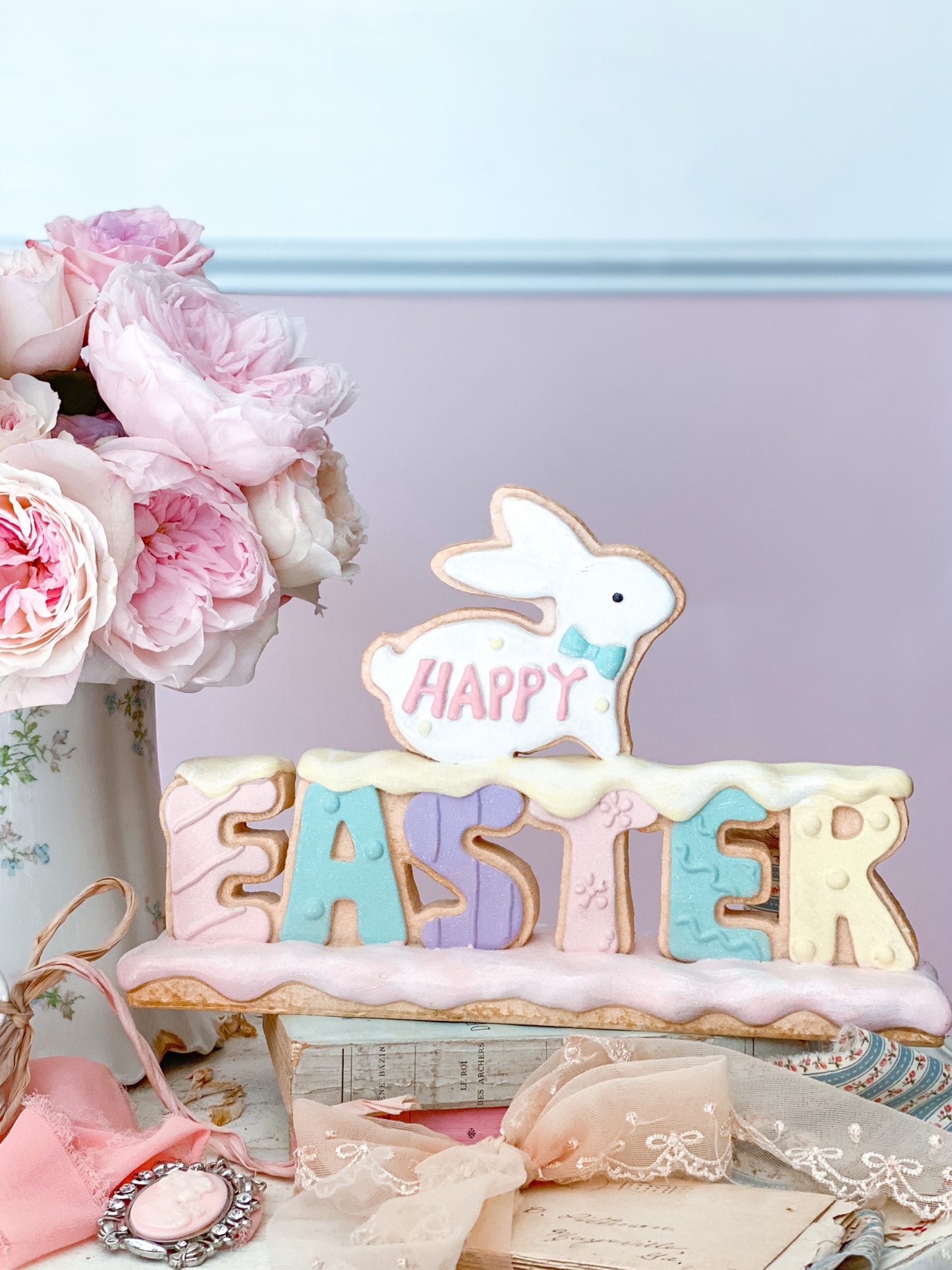 Gingerbread Happy Easter Sign
